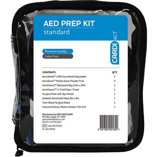 CARDIACT™ AED Prep Kit in Plastic Bag