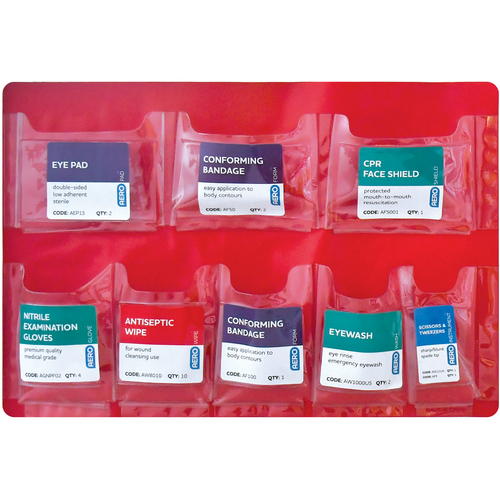 SUREFILL™ First Aid Cabinet Door Pocket 2 Shelf Empty