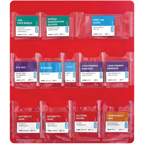 SUREFILL™ First Aid Cabinet Door Pocket 3 Shelf Empty