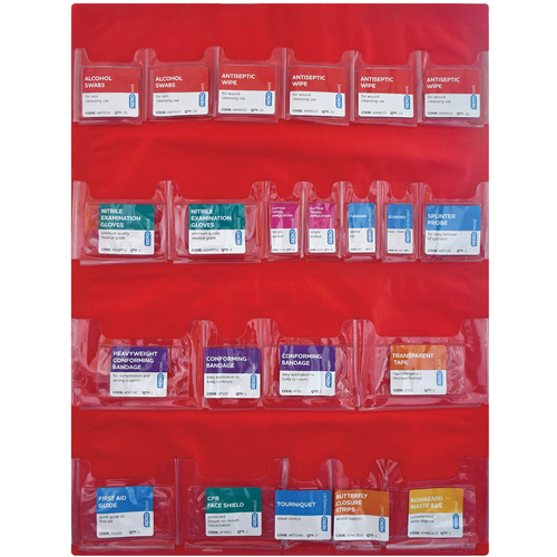 SUREFILL™ First Aid Cabinet Door Pocket 5 Shelf Empty