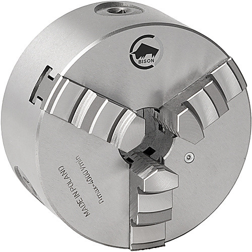 ‎Semi-Steel Lathe Chuck - 4″ 1 1/2-8 Mount, 3-Jaw