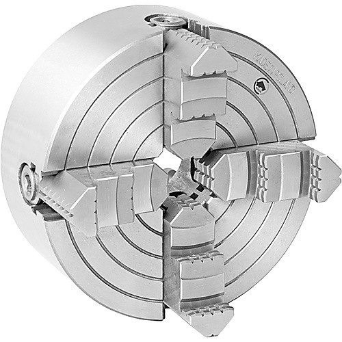 Cast Iron Independent Lathe Chuck - 12″ L1 Mount, 4-Jaw