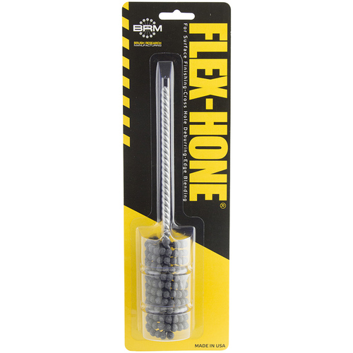1 1/4″ Bore Diameter × 3″ Hone Length × 8″ Overall Length, 120 Grit, Silicon Carbide - Standard Duty Flex-Hone