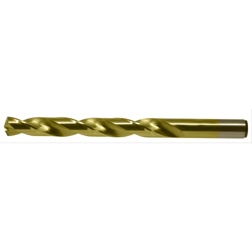 9/64 RHS / RHC HSS-CO 8% (M42) 135 Degree Split Point Heavy Duty Cobalt Drill - TiN