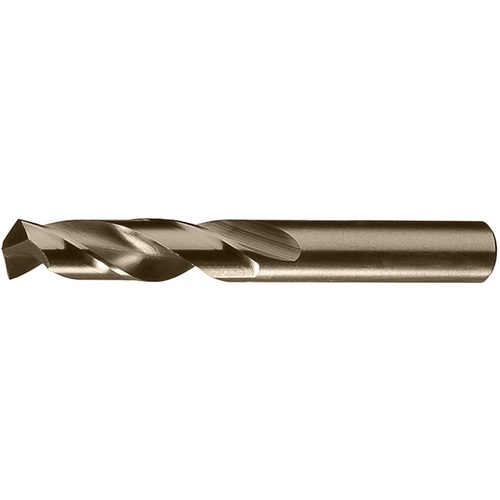 #51 RHS / RHC HSS-CO 8% (M42) 135 Degree Split Point Heavy Duty Cobalt Screw Machine Drill - Straw / Gold Oxide