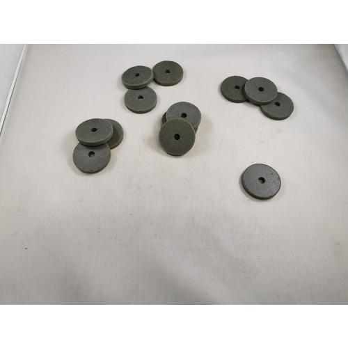 1 1/2″ × 3/16″ × 1/4″ - Resin Bonded Rubber Wheel (Extra Fine Grit)