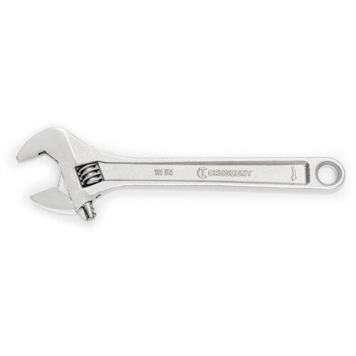 10″ Chrome Finish Adjustable Wrench