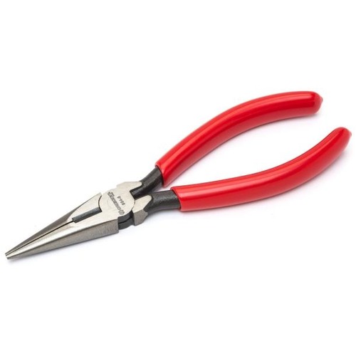 6 5/8″ Long Chain Nose Side Cutting Solid Joint Pliers, Cushion Grip