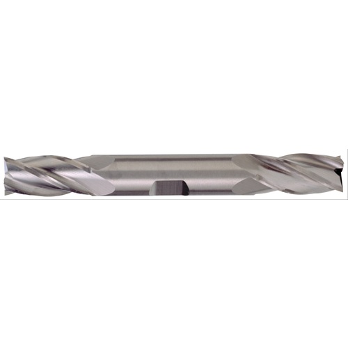 3/8″ × 3/8″ × 9/16″ × 3″ RHS / RHC Solid Carbide 4-Flute Square End General Purpose End Mill - Bright