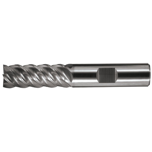 5/8″ × 5/8″ × 3/4″ × 3″ RHS / RHC Solid Carbide 5-Flute High-Performance End Mill for Steel - Bright