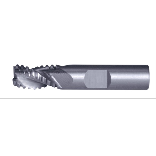 ‎5/8″ × 5/8″ × 2-1/4″ × 5″ RHS / RHC Solid Carbide 3-Flute Square End High-Performance Roughing End Mill - Bright