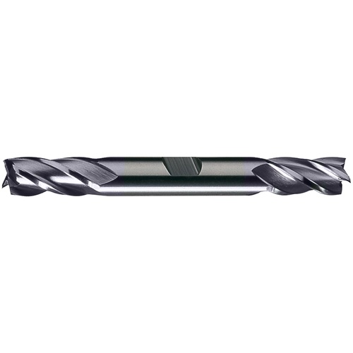 ‎13/32″ × 1/2″ × 1″ × 4-1/8″ RHS / RHC HSS HSS Double End 4-Flute Center Cutting Finishing End Mill - TiCN