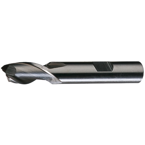 ‎5/8″ × 5/8″ × 1-5/16″ × 3-3/4″ RHS / RHC HSS HSS Single End 2-Flute Center Cutting End Mill - Bright