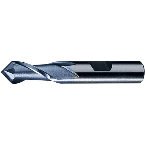 ‎7/8″ × 3/4″ × 1-1/2″ × 3-3/4″ RHS / RHC HSS HSS Single End 2-Flute Center Cutting End Mill - TiCN