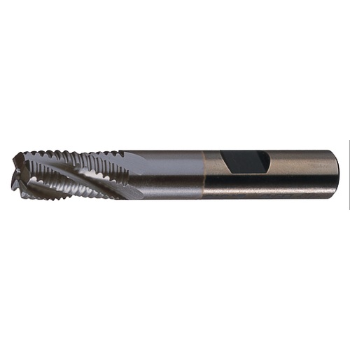 ‎5/8″ × 5/8″ × 1-5/8″ × 3-3/4″ RHS / RHC HSS-E (PM) Powder Metal Course Profile Roughing End Mill - MF SE NCC - TiCN