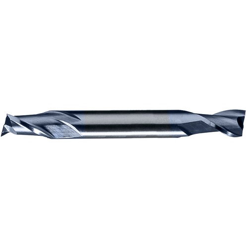 ‎3/64″ × 3/16″ x .1406″ × 2-1/4″ RHS / RHC HSS HSS Double End 2-Flute Center Cutting Finishing End Mill - TiCN