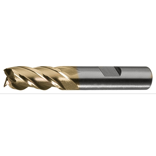 ‎1″ × 1″ × 4″ × 6-1/2″ RHS / RHC HSS-E (PM) Powder Metal Finishing End Mill-4F SE CC - TiN