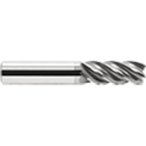 12mm × 12mm × 26mm × 100mm OAL 5 Flute Single End Square Necked End Mill W/Flat with Flat-AlCrN
