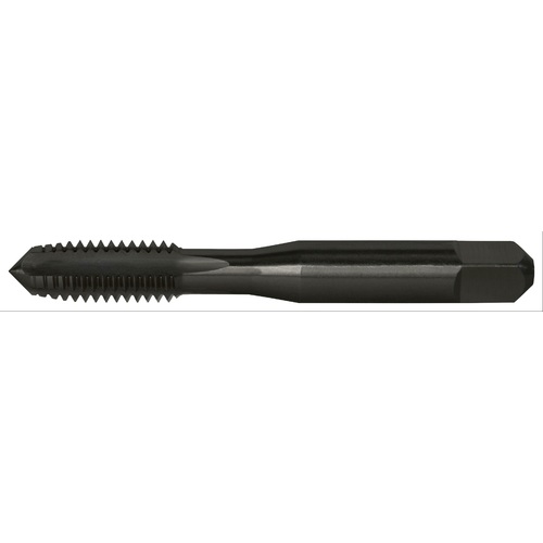 ‎#10-24 UNC 4 Flute H3 Plug HSS Standard Straight Flute Hand Tap- Steam Oxide