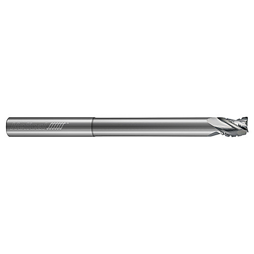 ‎3 Flute - Corner Radius - 35 Degree Helix - 0.1875″ (3/16) Cutter DIA × 0.1875″ (3/16) Shank DIA × 0.0100″ Radius × 0.2188″ (7/32) LOC × 3.0000″ (3) OAL × 1.1250″ (1-1/8) Reach - Uncoated