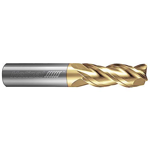 ‎3 Flute - Corner Radius - 40 Degree Helix - 0.2500″ (1/4) Cutter DIA × 0.2500″ (1/4) Shank DIA × 0.0200″ Radius × 0.3750″ (3/8) LOC × 2.0000″ (2) OAL  - ZPLUS Coated