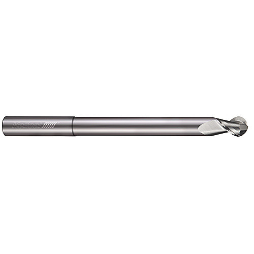 0.1875″ Dia. × 0.1875″ Shank × 0.2188″ DOC × 3″ OAL, UN, 2 Flute, Ballnose End Mill