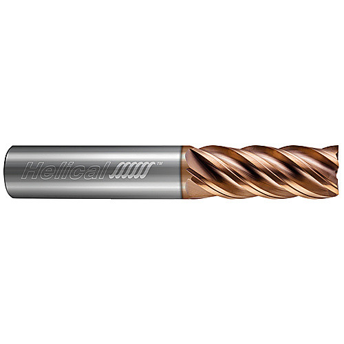 ‎5 Flute - Square - 0.5000″ (1/2) Cutter DIA × 0.5000″ (1/2) Shank DIA × 1.0000″ (1) LOC × 3.0000″ (3) OAL  - TPLUS Coated