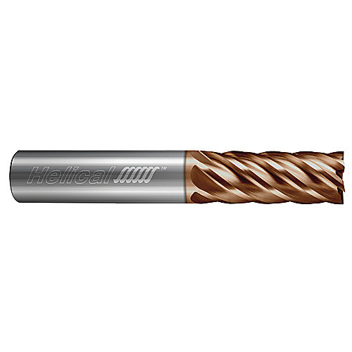 ‎6 Flute - Square - 1.0000″ (1) Cutter DIA × 1.0000″ (1) Shank DIA × 2.0000″ (2) LOC × 4.5000″ (4-1/2) OAL  - TPLUS Coated
