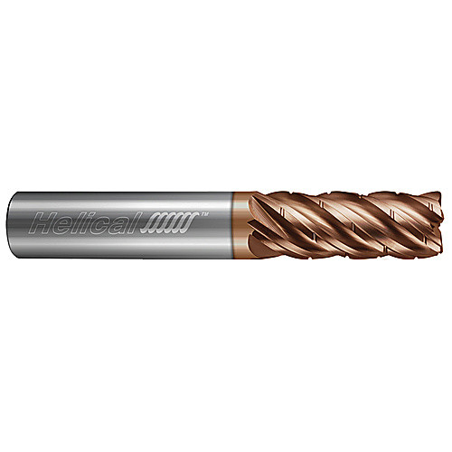 ‎5 Flute - Corner Radius - 0.1875″ (3/16) Cutter DIA × 0.1875″ (3/16) Shank DIA × 0.0100″ Radius × 1.0000″ (1) LOC × 2.5000″ (2-1/2) OAL  - TPLUS Coated
