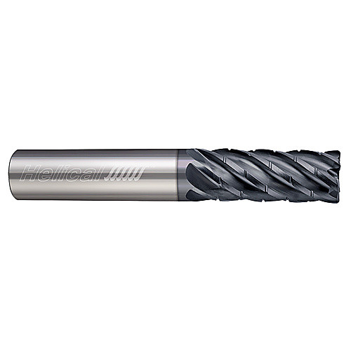 ‎6 Flute - Corner Radius - 0.1875″ (3/16) Cutter DIA × 0.1875″ (3/16) Shank DIA × 0.0100″ Radius × 0.4375″ (7/16) LOC × 2.0000″ (2) OAL  - APLUS Coated
