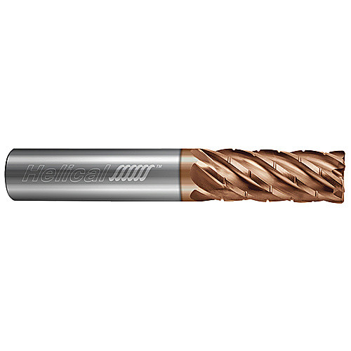 ‎6 Flute - Corner Radius - 0.6250″ (5/8) Cutter DIA × 0.6250″ (5/8) Shank DIA × 0.0600″ Radius × 1.2500″ (1-1/4) LOC × 3.5000″ (3-1/2) OAL  - TPLUS Coated
