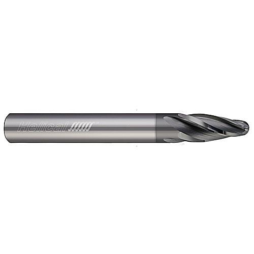 ‎4 Flute - Oval - 0.3750″ (3/8) Cutter DIA × 0.3750″ (3/8) Shank DIA × 3.0000″ (3) Major Radius × 0.0938″ Tip Radius × 0.8260″ LOC × 2.5000″ (2-1/2) OAL  - NPLUS Coated