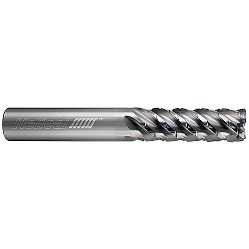 ‎5 Flute - Corner Radius - 0.1875″ (3/16) Cutter DIA × 0.2500″ (1/4) Shank DIA × 0.0100″ Radius × 0.3750″ (3/8) LOC × 2.5000″ (2-1/2) OAL  - Uncoated