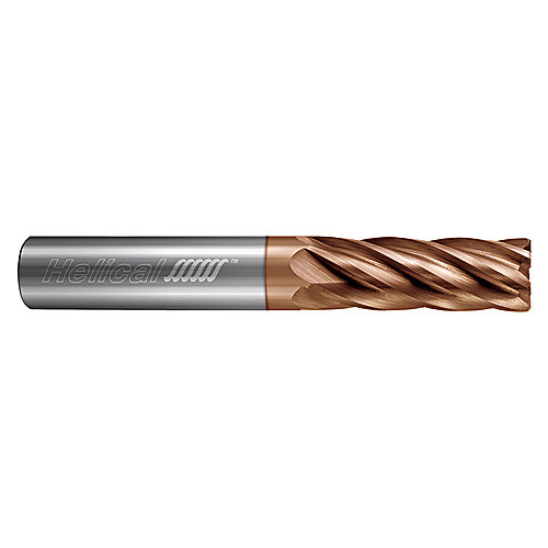 ‎6 Flute - Corner Radius - 0.5000″ (1/2) Cutter DIA × 0.5000″ (1/2) Shank DIA × 0.1200″ Radius × 1.0000″ (1) LOC × 3.0000″ (3) OAL  - TPLUS Coated