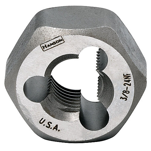 ‎3/8-24 / Carbon Steel Right Hand Hexagon Die