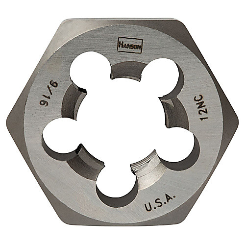 ‎9/16-12 / Carbon Steel Right Hand Hexagon Die