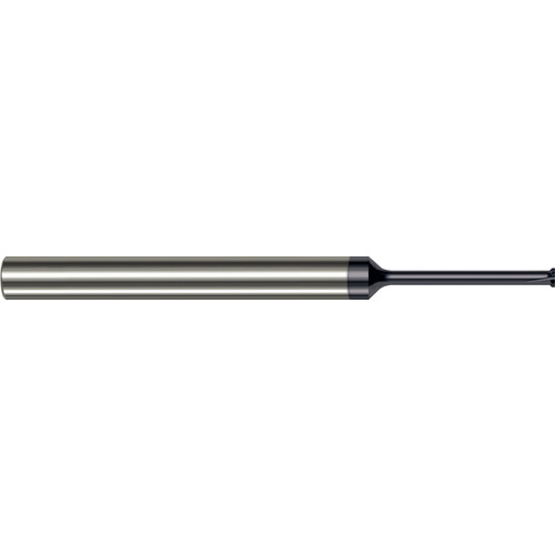 Back Deburring Mill - 0.1350″ Head Diameter × 1.1250″ (1-1/8″) Neck Length × 45° per side Carbide Back Deburring Mill, 5 Flutes, AlTiN Coated