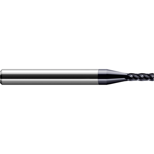 ‎4 Flute - 0.2187″ (7/32) Cutter DIA × 0.0400″ Radius × 0.6600″ LOC  - AlTiN Coated Miniature End Mills - Corner Radius - Stub & Standard