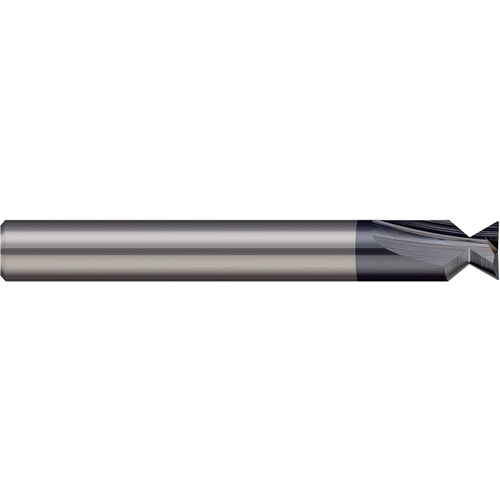 Dovetail Cutters - 0.1250″ (1/8″) Cutter Diameter × 0.0000″Radius × 6° included Carbide Dovetail Cutter, 2 Flutes