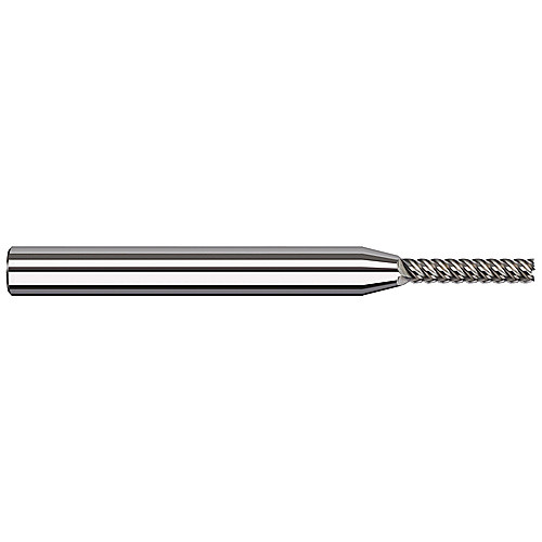 Variable Helix End Mills for Aluminum Alloys - Finishers - 0.1000″ Cutter Diameter × 0.5000″ (1/2″) Length of Cut Carbide Square End Mill Finisher for Aluminum Alloys, 5 Flutes