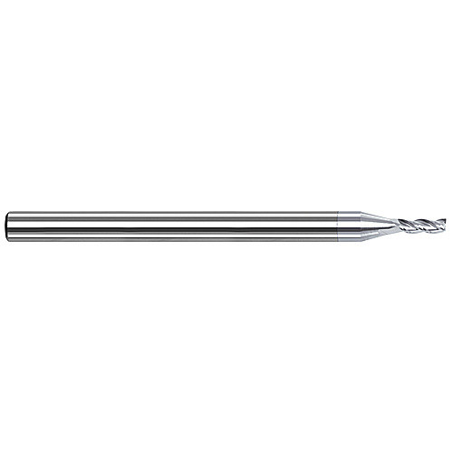 ‎3 Flute - 0.1406″ (9/64) Cutter DIA × 0.7500″ (3/4) LOC  - TiB2 Coated Variable Helix End Mills for Aluminum Alloys - Square