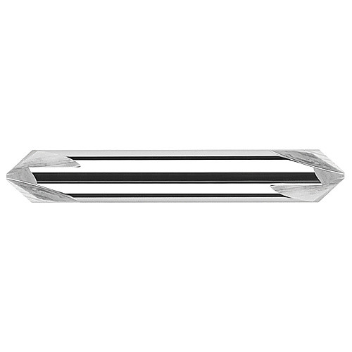 Chamfer Cutters - 0.5000″ (1/2″) Shank Diameter × 15° per side Carbide Flat Chamfer Cutter DE, 4 Flutes