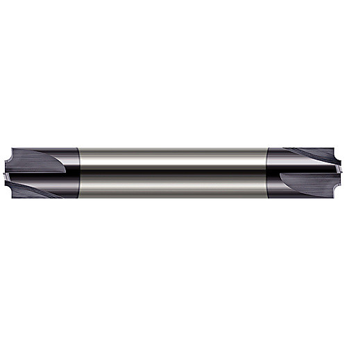 Corner Rounding End Mills - 0.0780″ (5/64″) Radius × 0.1070″ Pilot Diameter Carbide 5° Flare Corner Rounding End Mill DE, 4 Flutes, AlTiN Coated