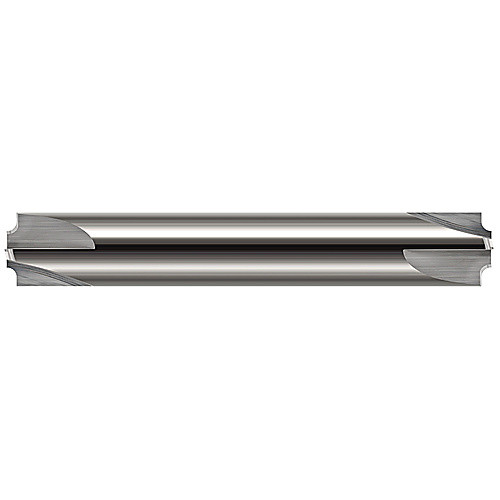 Corner Rounding End Mills - 0.0780″ (5/64″) Radius × 0.0580″ Pilot Diameter Carbide 5° Flare Corner Rounding End Mill DE, 4 Flutes