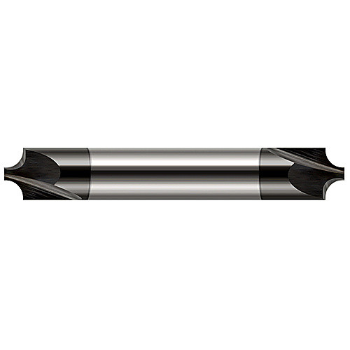 Corner Rounding End Mills - 0.0200″ Radius × 0.0470″ (3/64″) Pilot Diameter Carbide Corner Rounding End Mill DE, 2 Flutes, Amorphous Diamond Coated