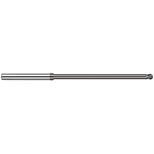 ‎Ballnose End Mill; 1/32″ Dia. × 3/64″ LOC × 1/8″ Shank Dia. × 2-1/2″ OAL ; 4 FL ; Carbide ; CVD