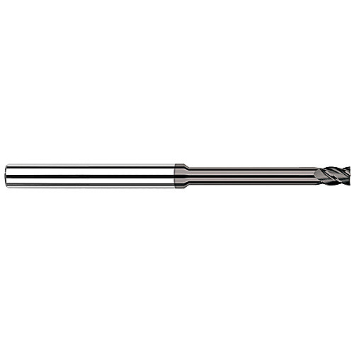 Diamond End Mills for Non-Ferrous Materials - CVD Diamond - 0.1180″ Cutter Diameter × 0.1770″ Length of Cut × 0.9500″ Reach Carbide Square End Mill, 4 Flutes, CVD Diamond Coated
