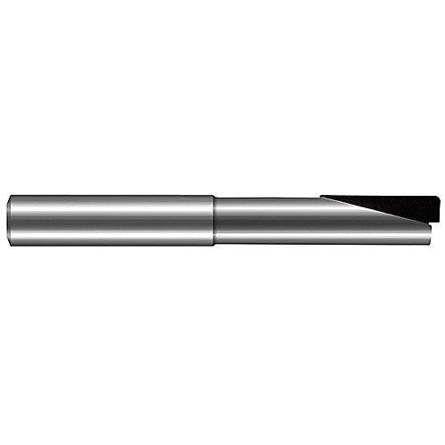 Diamond End Mills for Non-Ferrous Materials - PCD Diamond - 0.1250″ (1/8″) Cutter Diameter × 0.0150″ (1/64″) Radius × 0.2500″ (1/4″) Length of Cut PCD Corner Radius End Mill, Flute