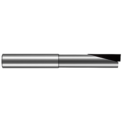 Diamond End Mills for Non-Ferrous Materials - PCD Diamond - 0.1180″ Cutter Diameter × 0.2500″ (1/4″) Length of Cut PCD Square End Mill, Flute