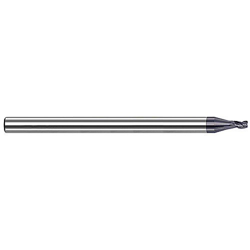 Dovetail Cutters - 0.3230″ Cutter Diameter × 0.0930″ (3/32″) Radius × 0.3800″ Length of Cut Carbide O-Ring Slotting End Mill, 3 Flutes, AlTiN Coated